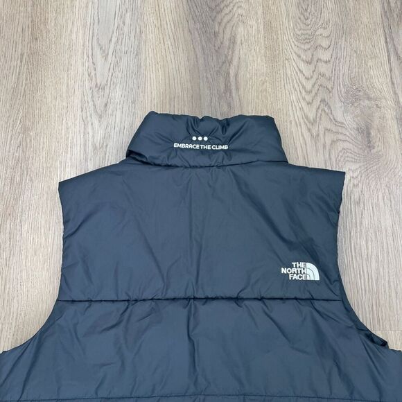 The North Face Vest Womens Medium Black Puffer Outdoor Hiking Full Zip Dome - Picture 9 of 13